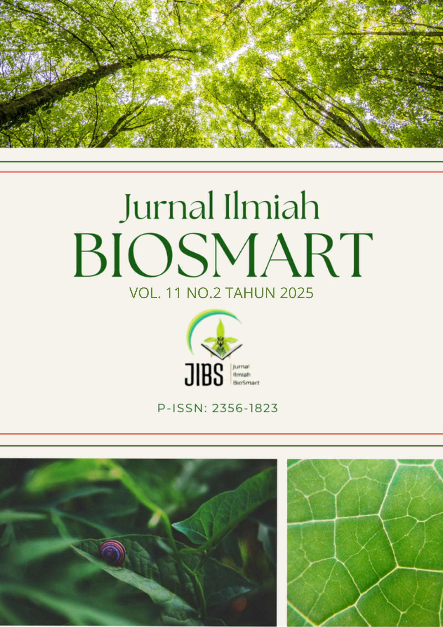 					View Vol. 11 No. 2 (2025): Jurnal Ilmiah BioSmart
				